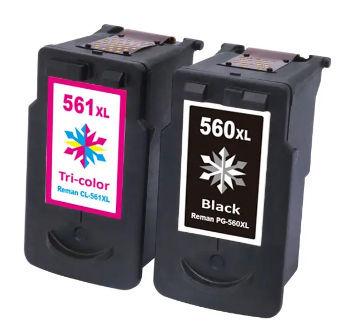 PG-560XL Black & CL-561XL Colour High-Yield Compatible Ink Cartridges
